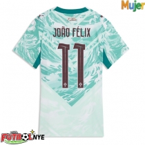 Camiseta Portugal Joao Felix #11 Visitante Equipación para mujer Mundial 2026 manga corta